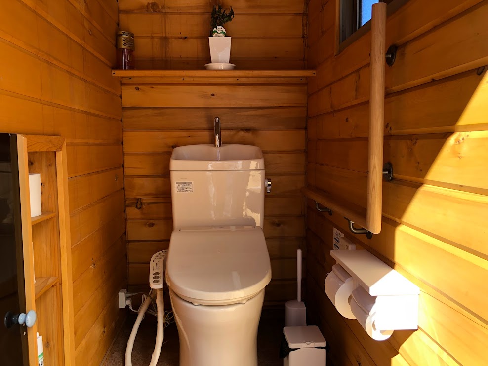 昇仙峡オートキャンプ場のトイレ