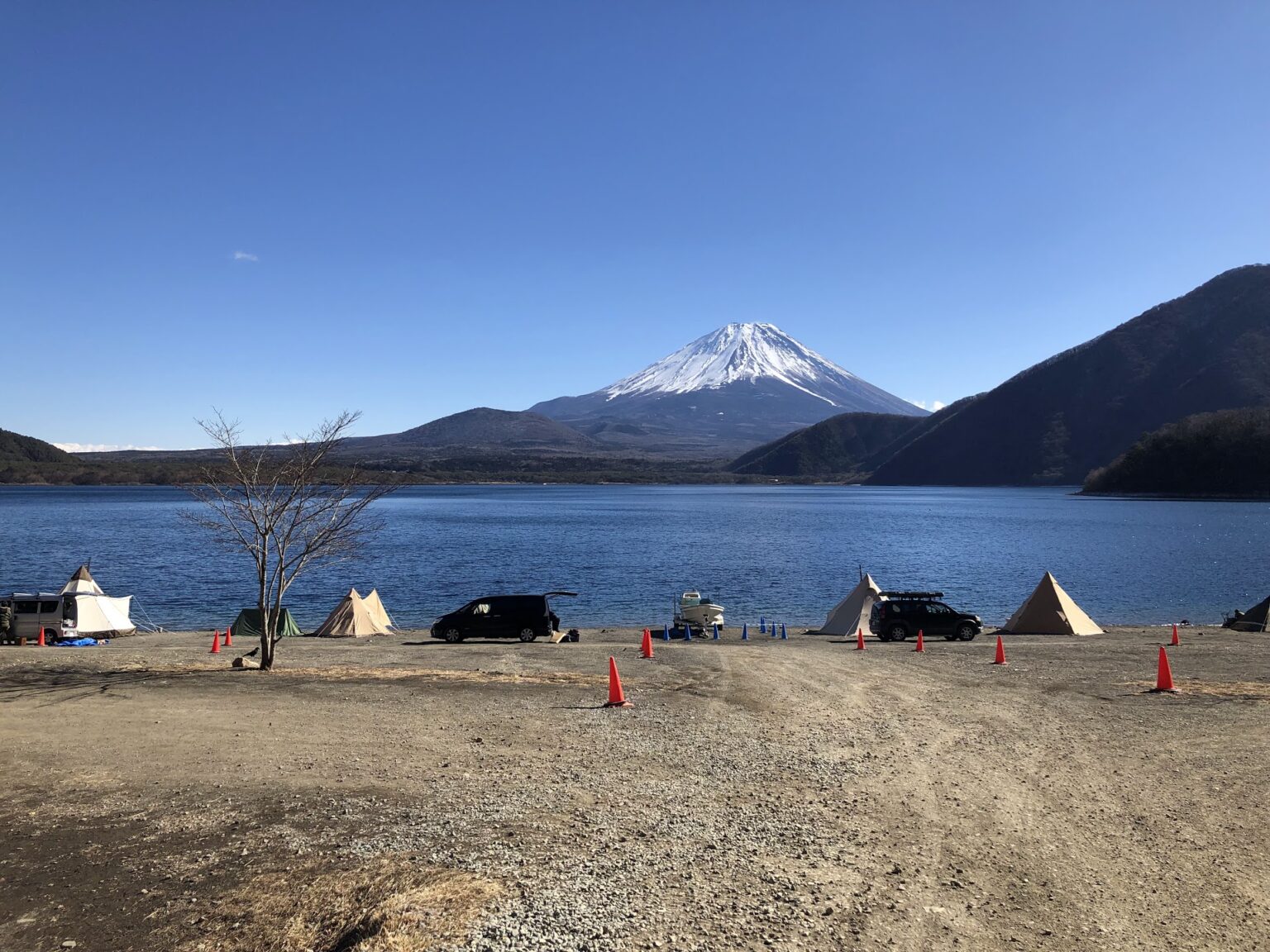 浩庵キャンプ場のサイト風景